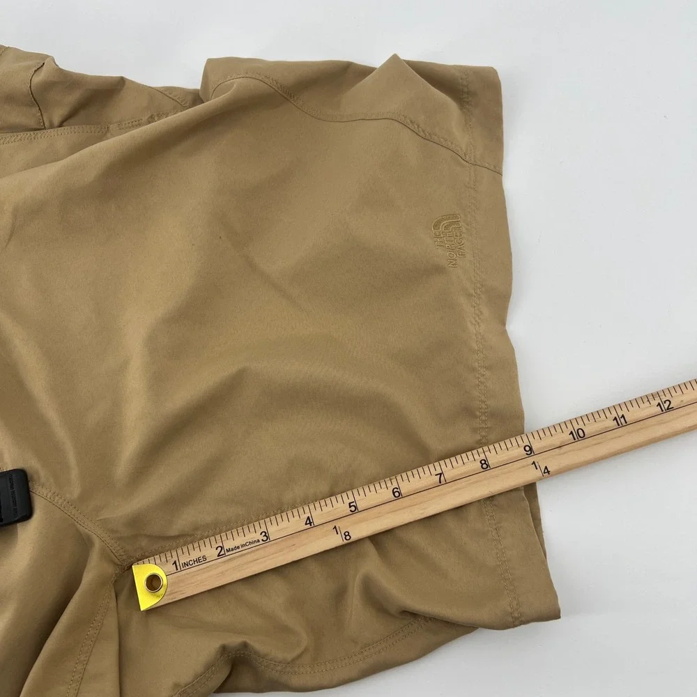 The North Face Mens‎ XL Tan Khaki Belted Hiking Shorts Mesh Liner